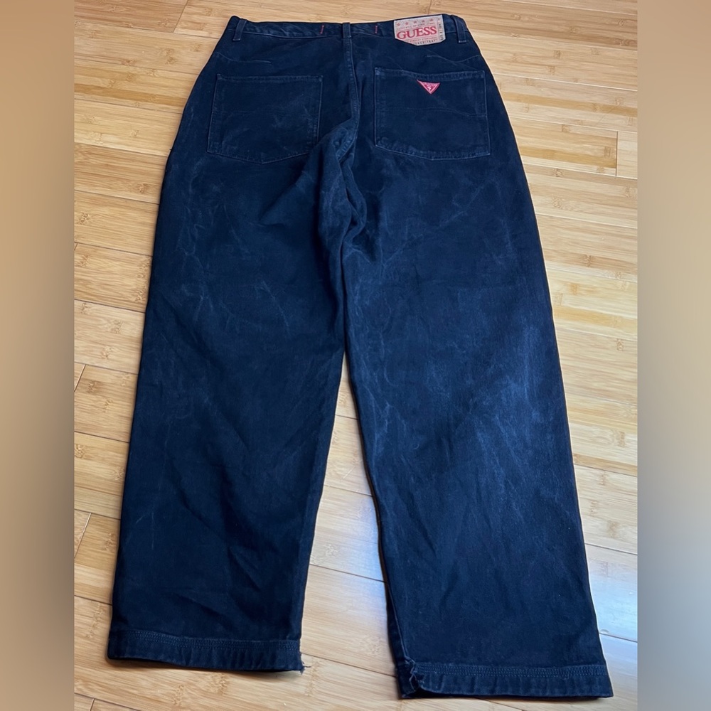 Guess Authentic Original Jeans Men’s Distressed Black 100% COTTON|Size: W34 L30